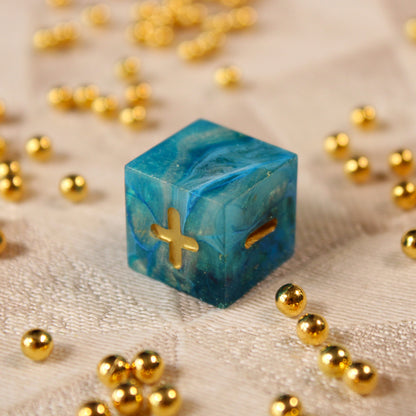 Handmade Ocean's Treasure Fate Dice
