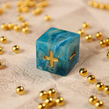 Handmade Ocean's Treasure Fate Dice
