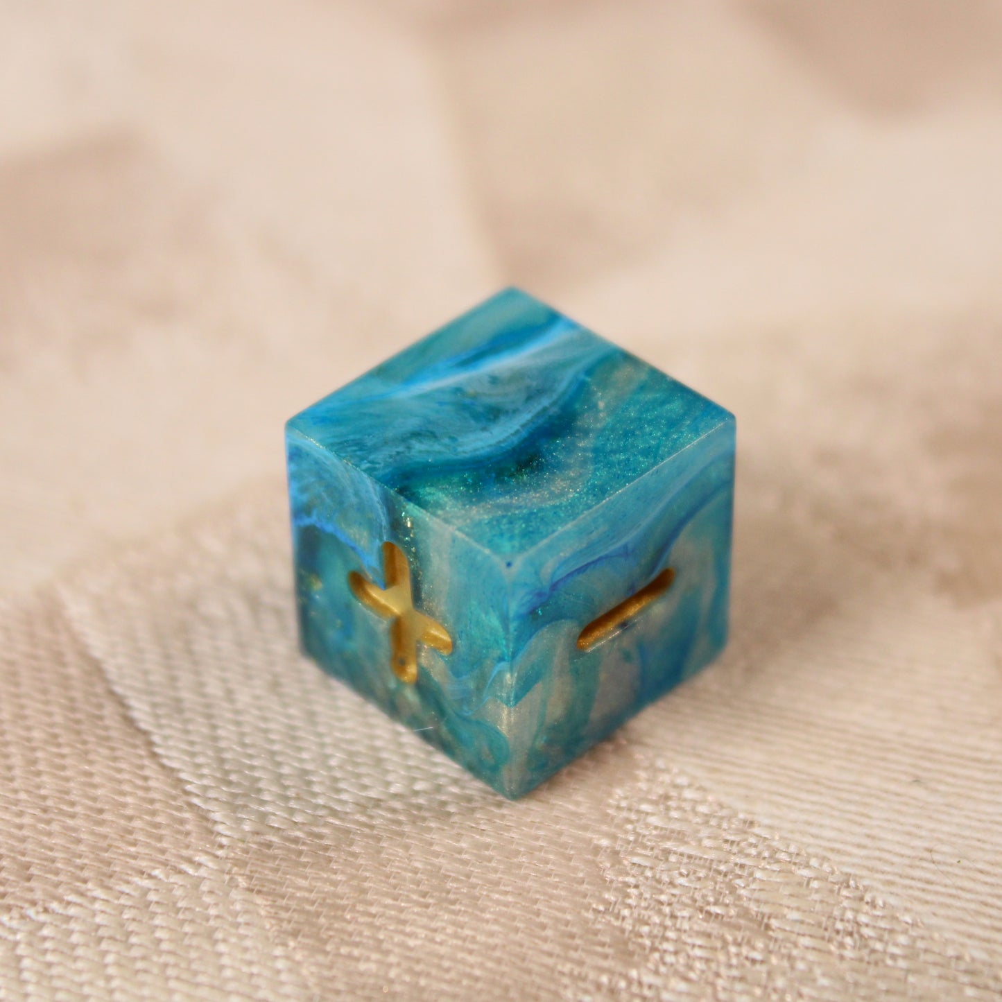 Handmade Ocean's Treasure Fate Dice