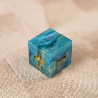 Handmade Ocean's Treasure Fate Dice