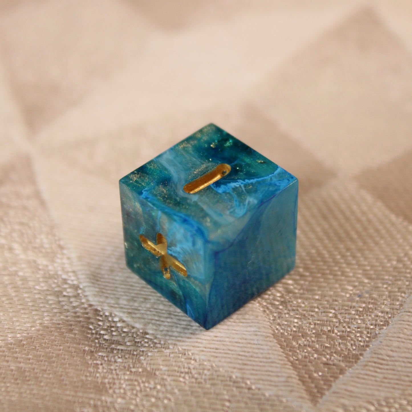 Handmade Ocean's Treasure Fate Dice