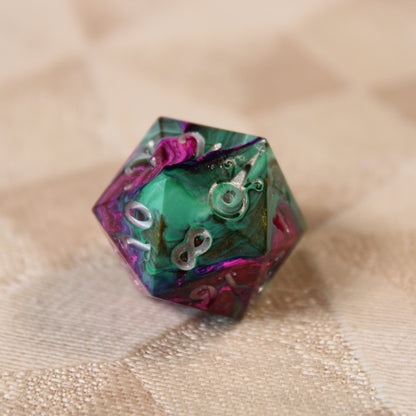 Handmade Ever Changing d20