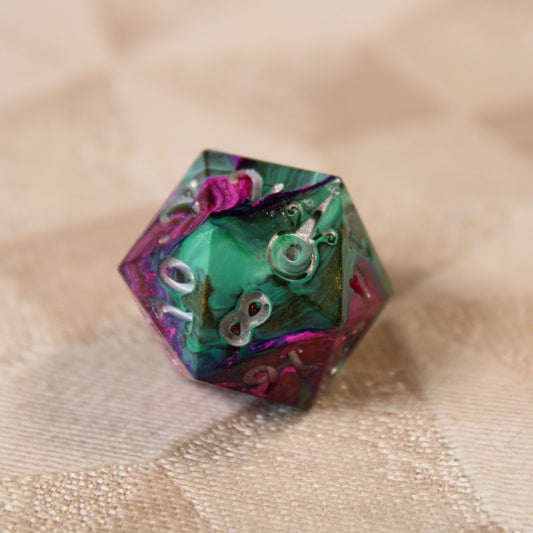 Handmade Ever Changing d20
