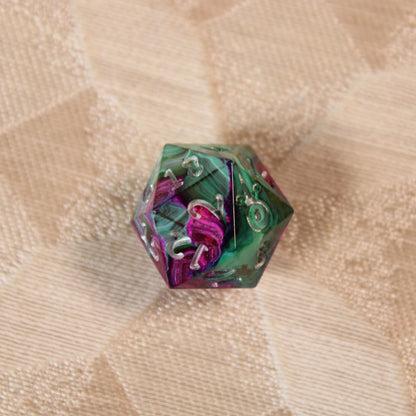 Handmade Ever Changing d20