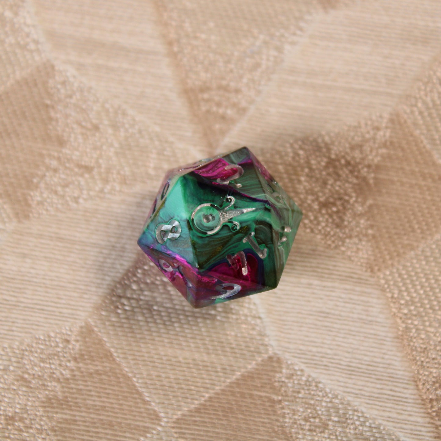 Handmade Ever Changing d20