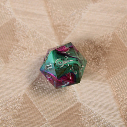 Handmade Ever Changing d20