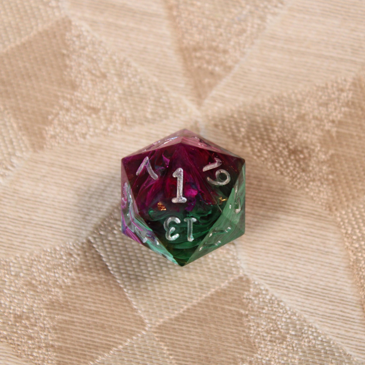 Handmade Ever Changing d20