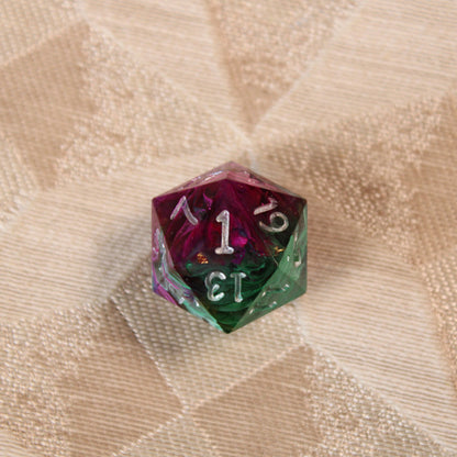 Handmade Ever Changing d20
