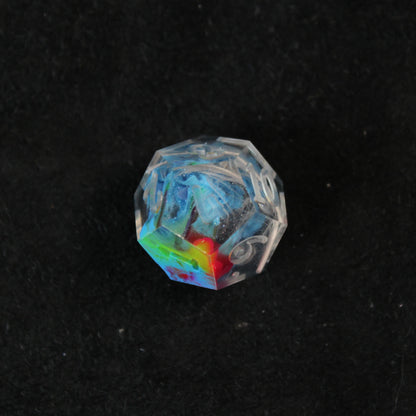 RAW Handmade Rainbow Parakeet Dice