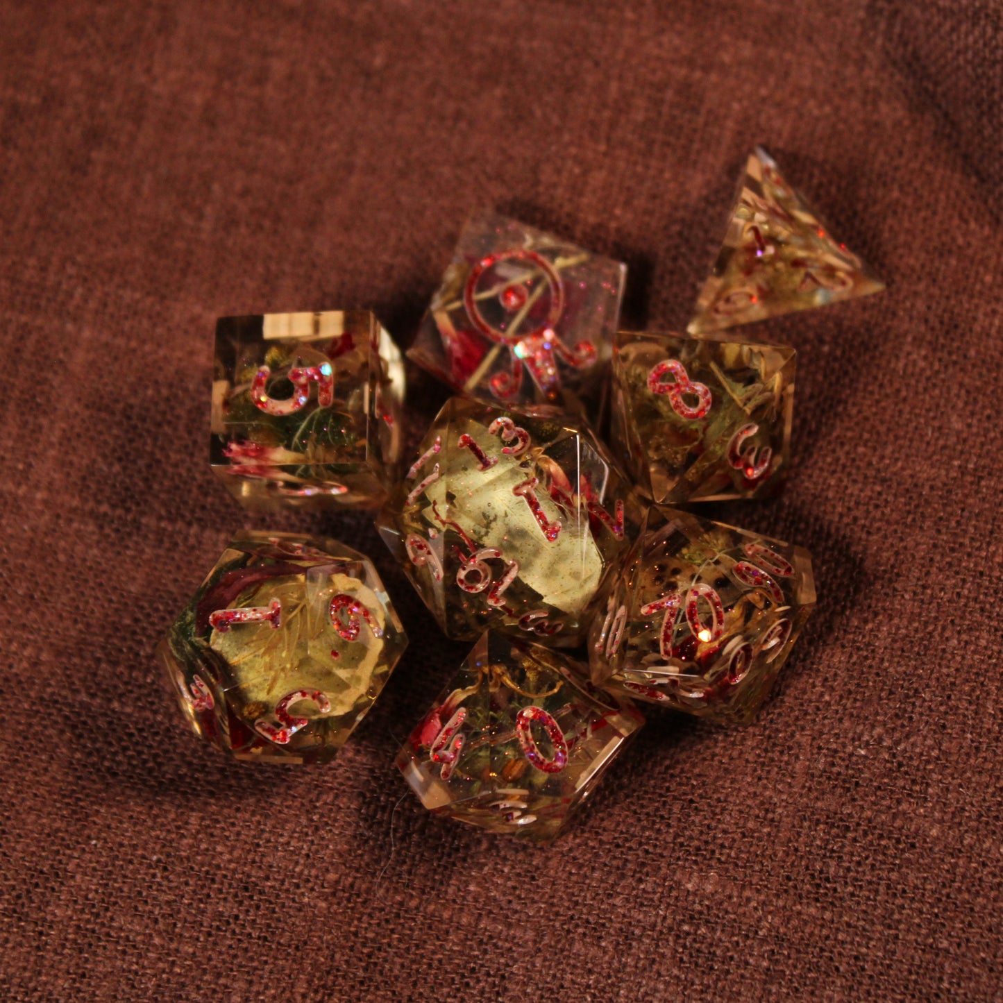 Handmade Autumn Awakening Dice