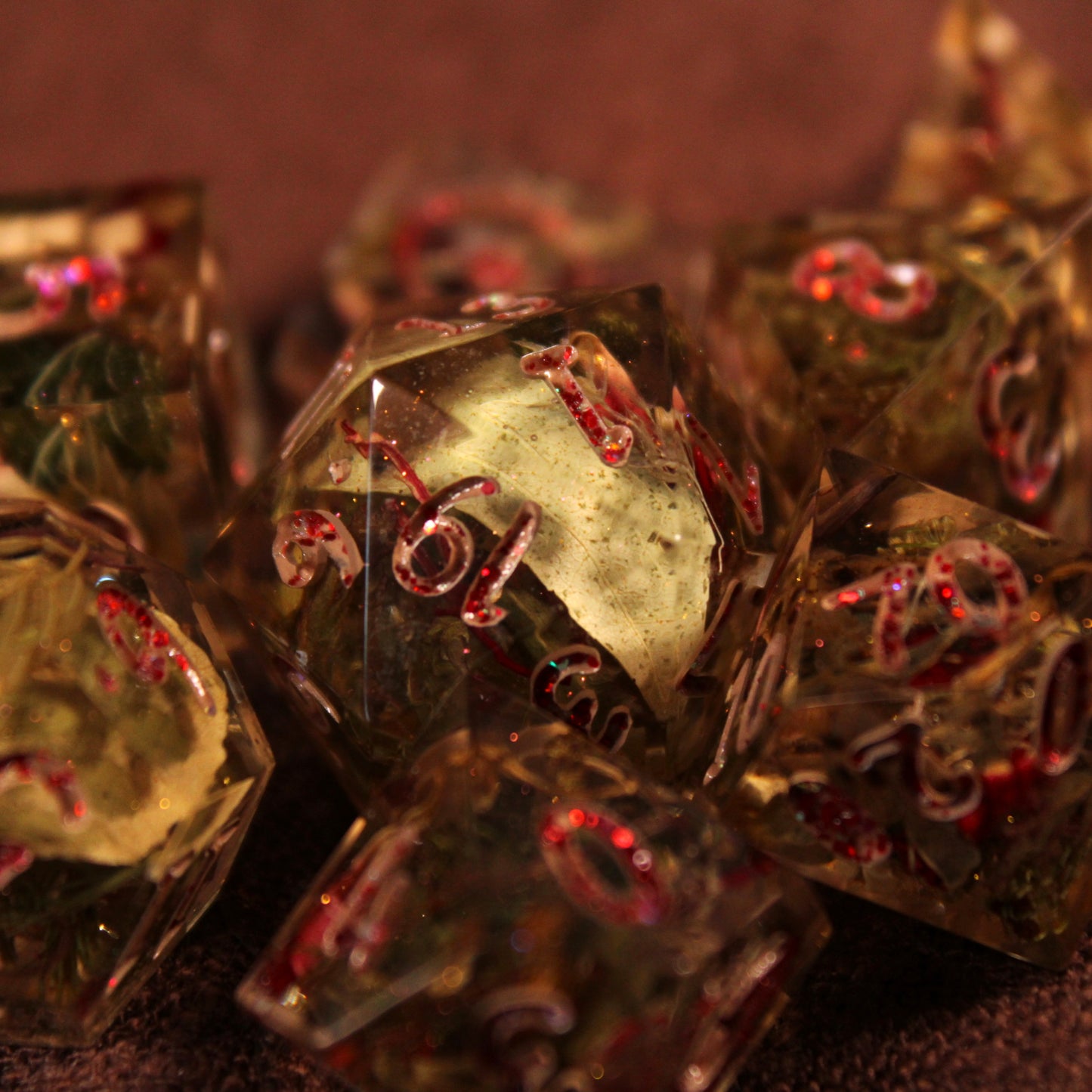 Handmade Autumn Awakening Dice