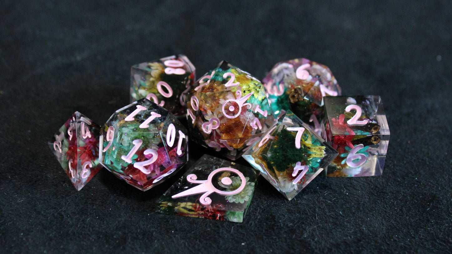 Handmade Enchanted Forest Dice