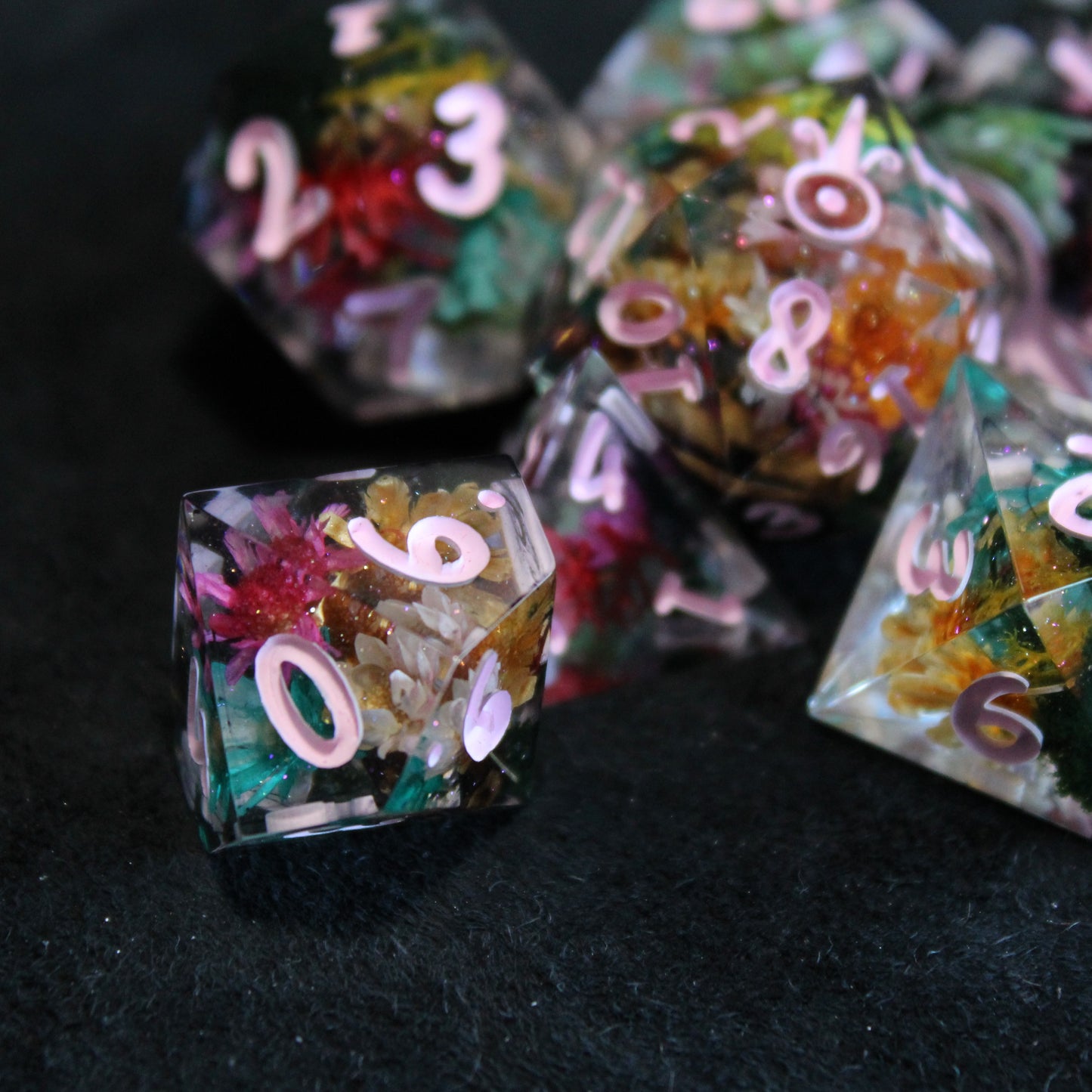 Handmade Enchanted Forest Dice