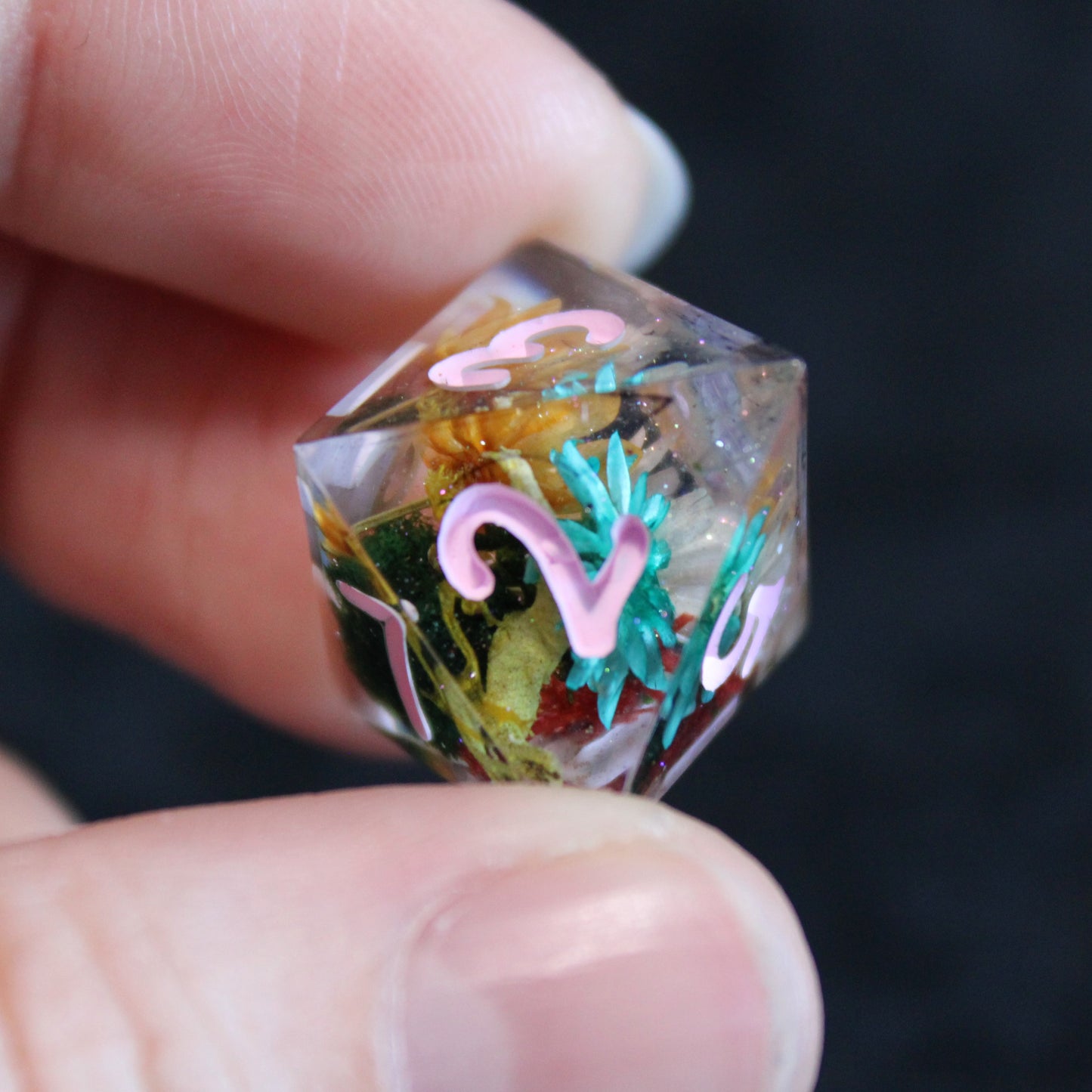 Handmade Enchanted Forest Dice