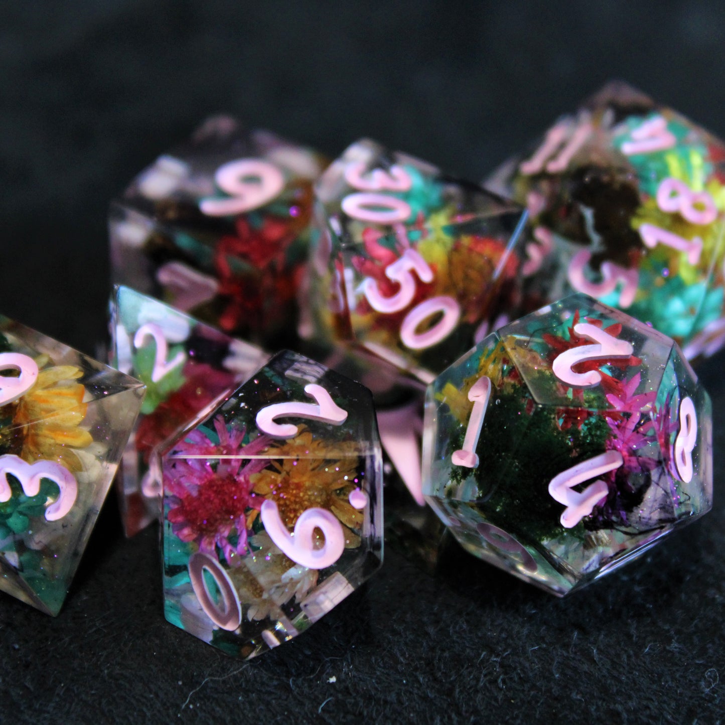 Handmade Enchanted Forest Dice