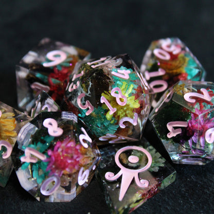 Handmade Enchanted Forest Dice