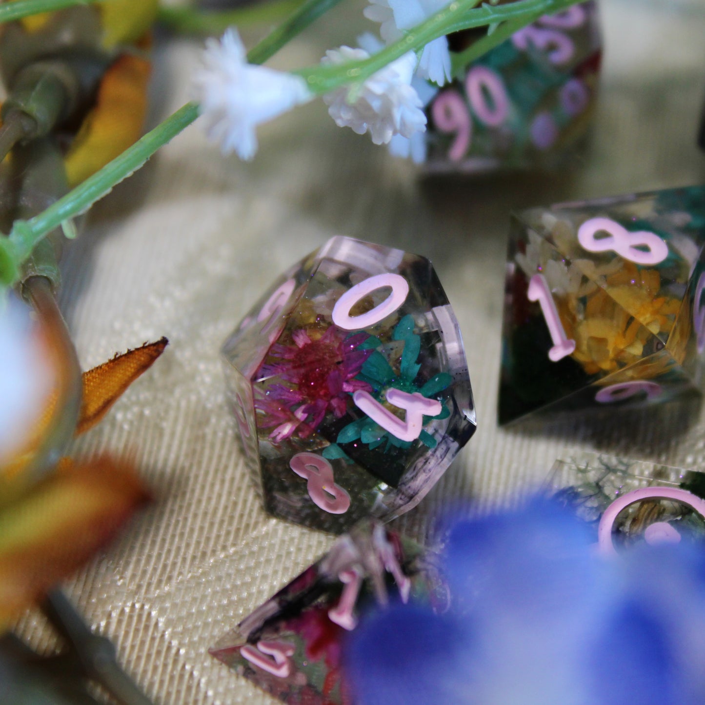 Handmade Enchanted Forest Dice