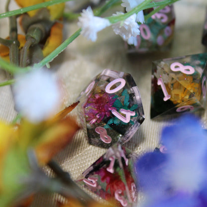 Handmade Enchanted Forest Dice