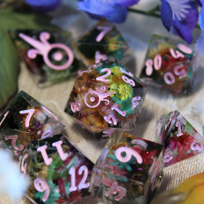 Handmade Enchanted Forest Dice