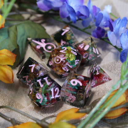 Handmade Enchanted Forest Dice