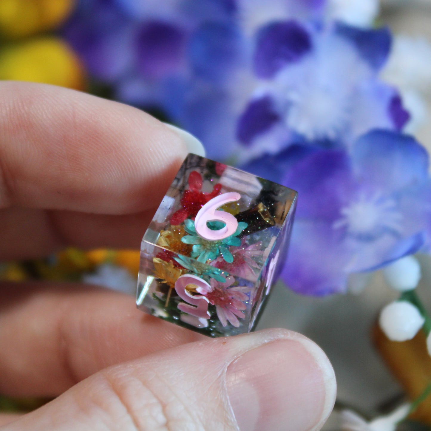 Handmade Enchanted Forest Dice