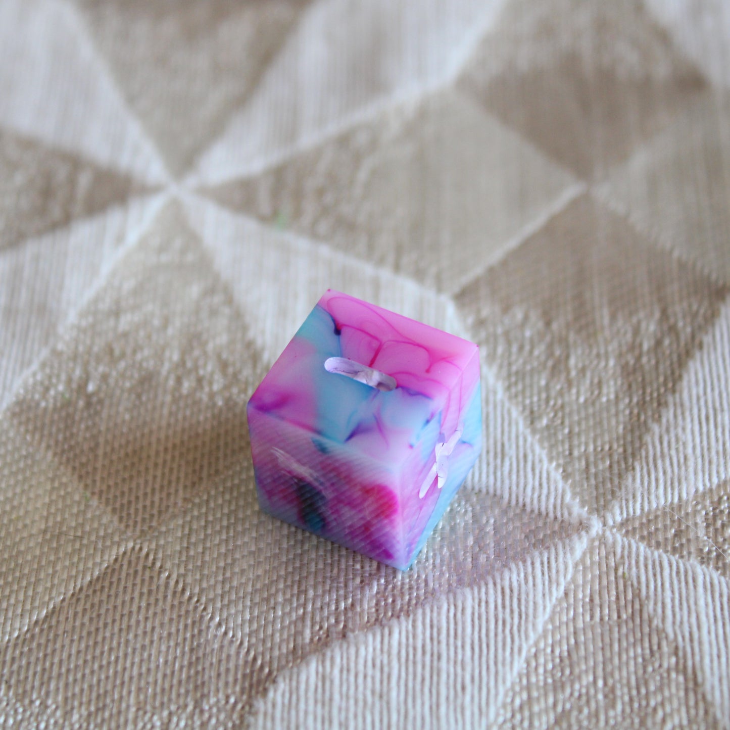 Handmade Watercolor Fate Dice