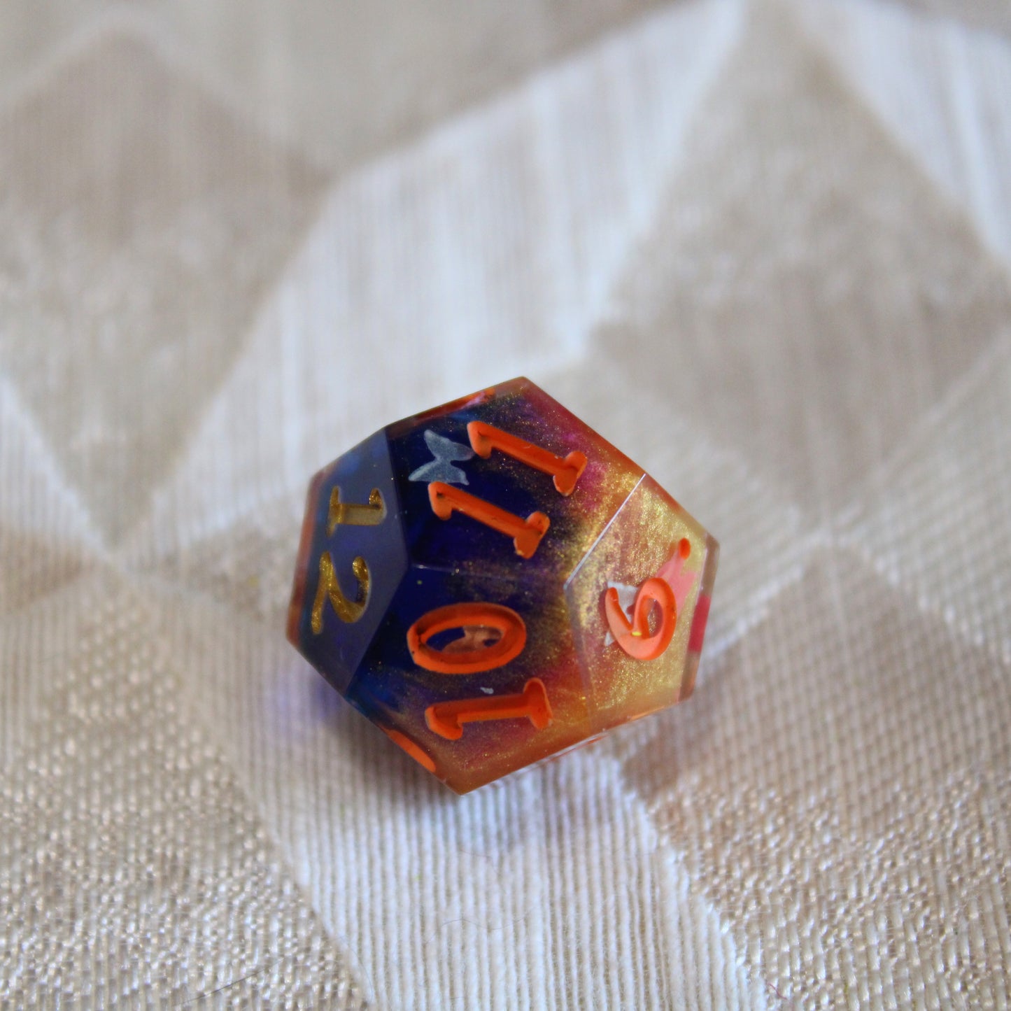 Handmade Butterfly Swarm Dice (Glow-in-the-dark Butterflies!)