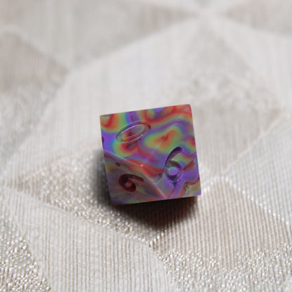 RAW Handmade Refracted Dice