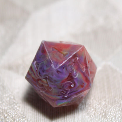 RAW Handmade Refracted Dice