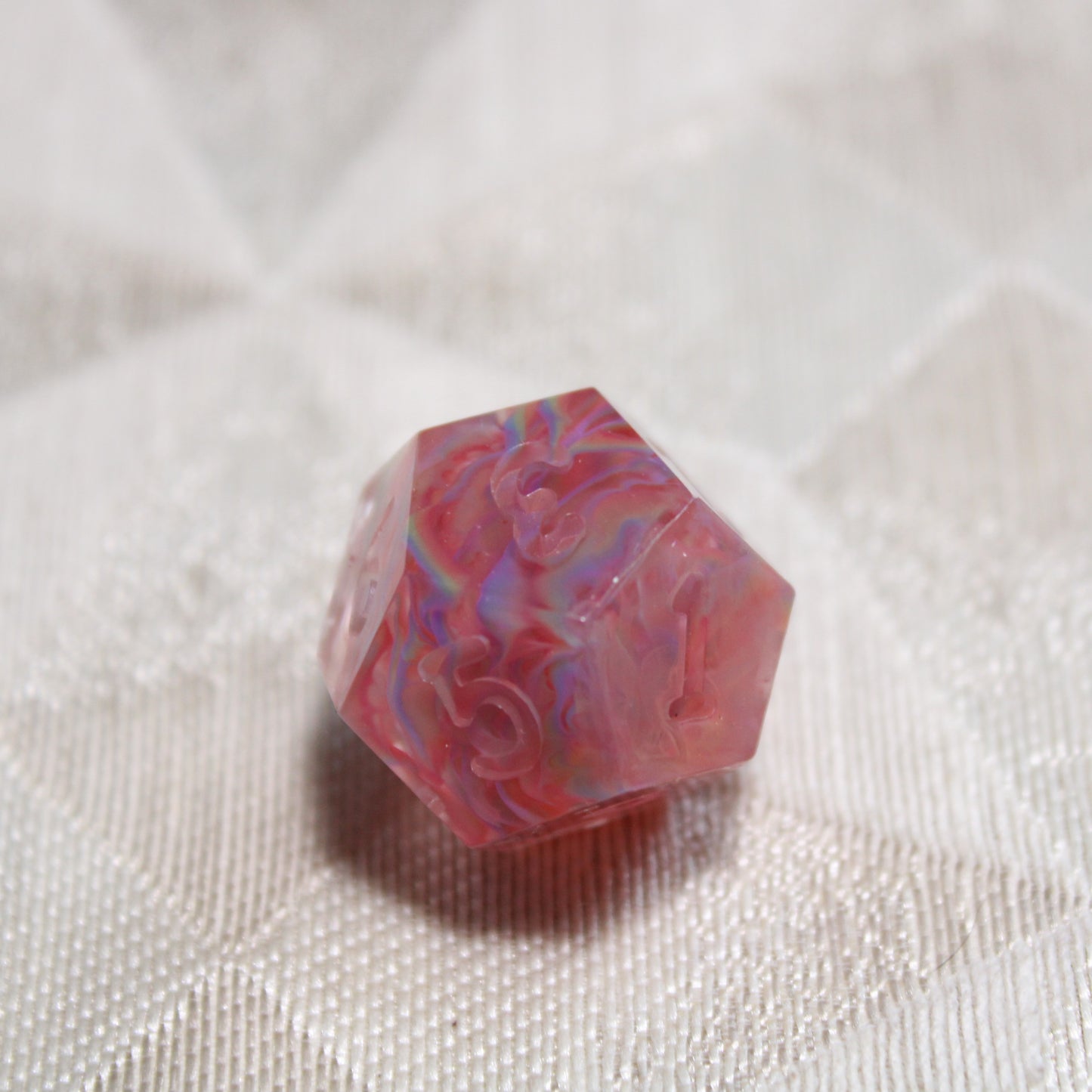 RAW Handmade Refracted Dice