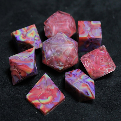 RAW Handmade Refracted Dice