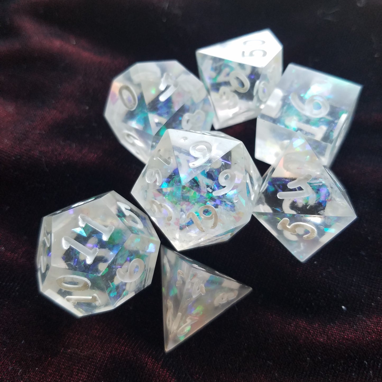 Mystery Handmade Dice (7 or 8 pc Set)