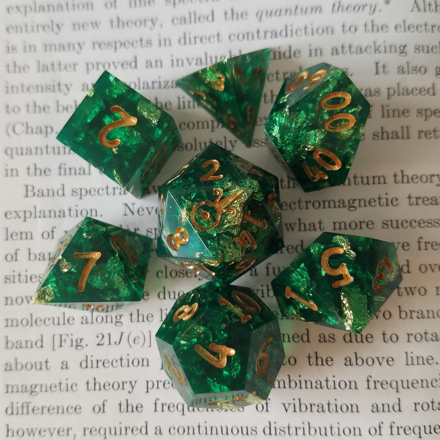 Mystery Handmade Dice (7 or 8 pc Set)