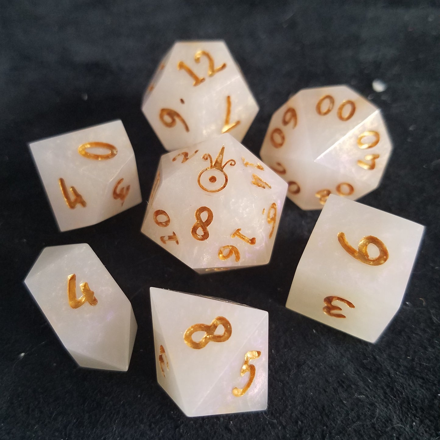 Mystery Handmade Dice (7 or 8 pc Set)