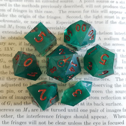 Mystery Handmade Dice (7 or 8 pc Set)