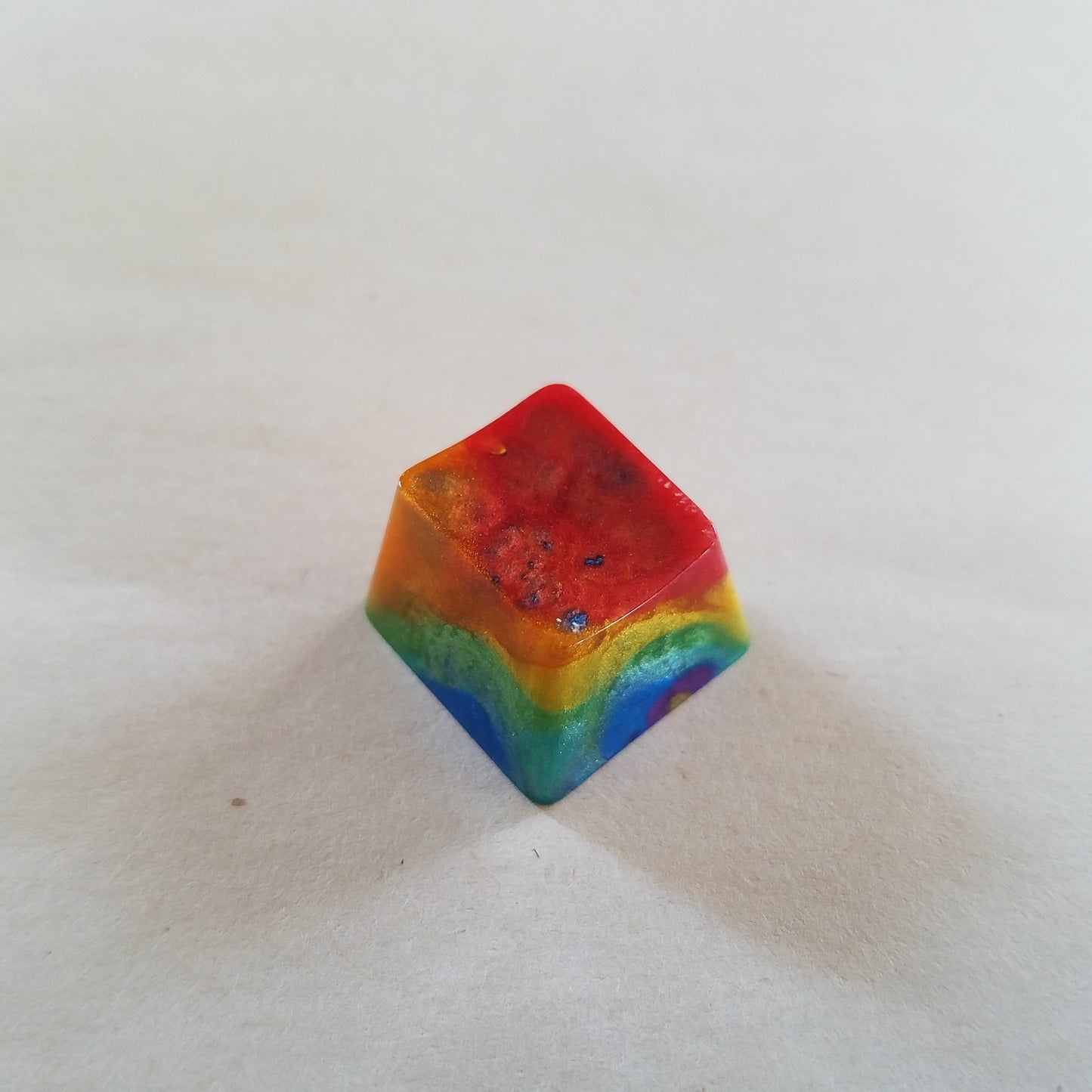 Handmade Rainbow R4 Keycap v1