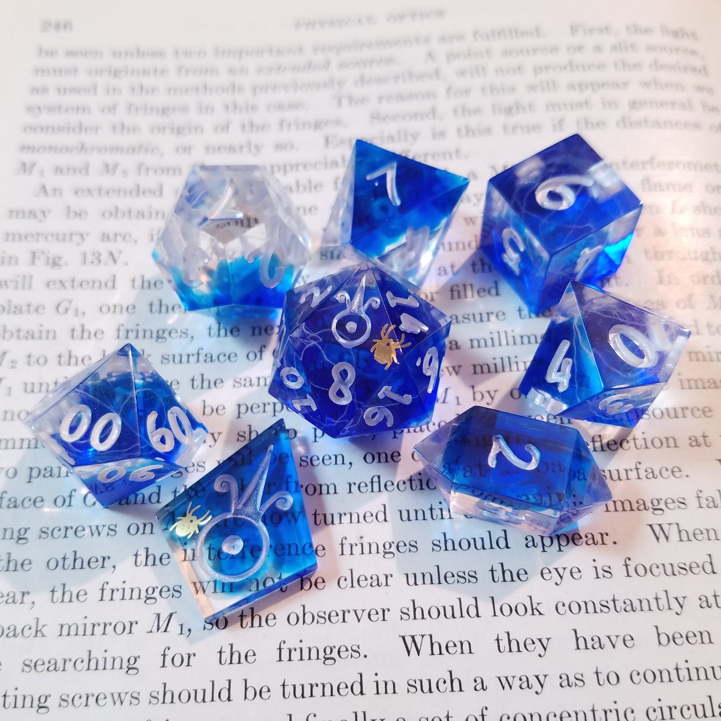 Mystery Handmade Dice (7 or 8 pc Set)