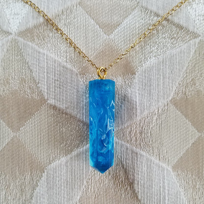 Ocean Waves Crystal Necklace