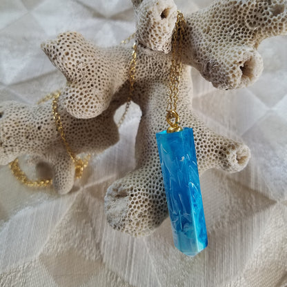 Ocean Waves Crystal Necklace