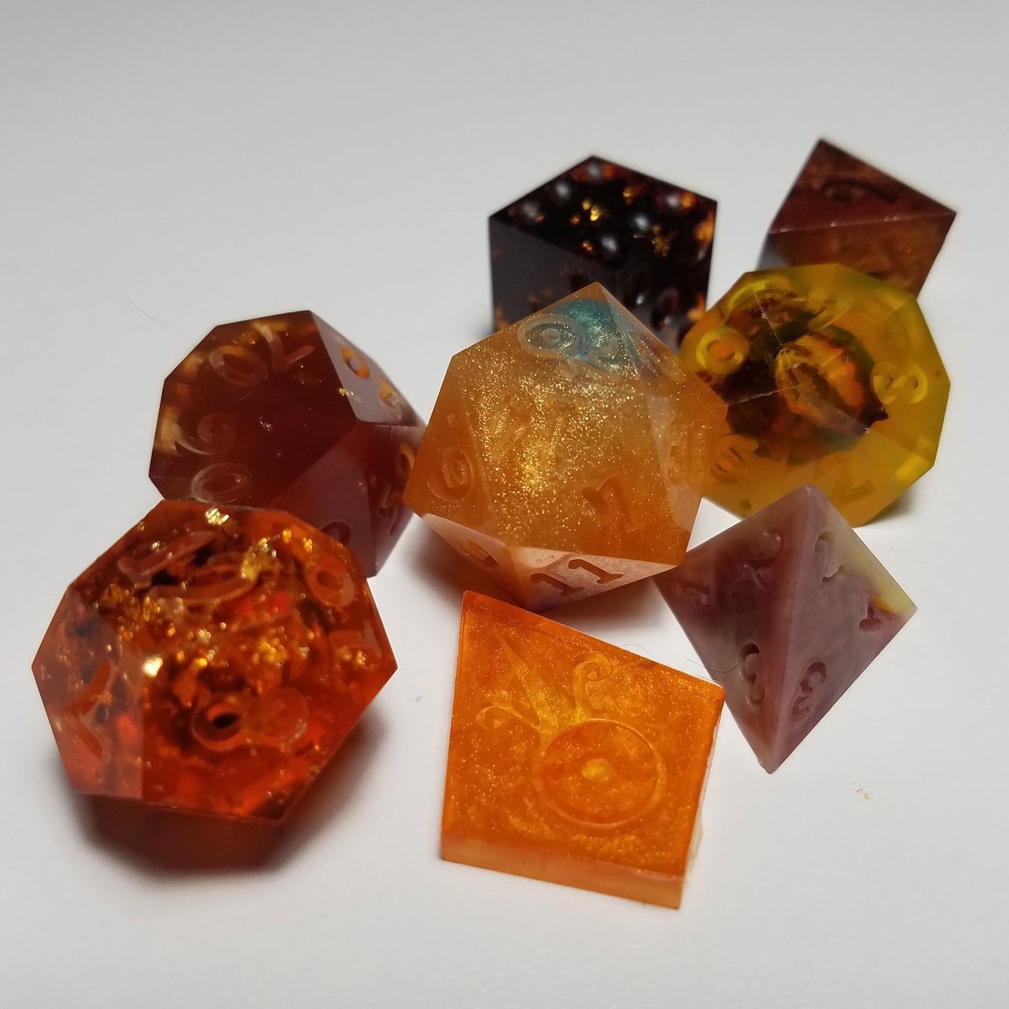 Handmade RAW Mystery Dice (8pc Set)