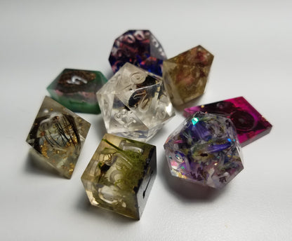 Handmade RAW Mystery Dice (8pc Set)