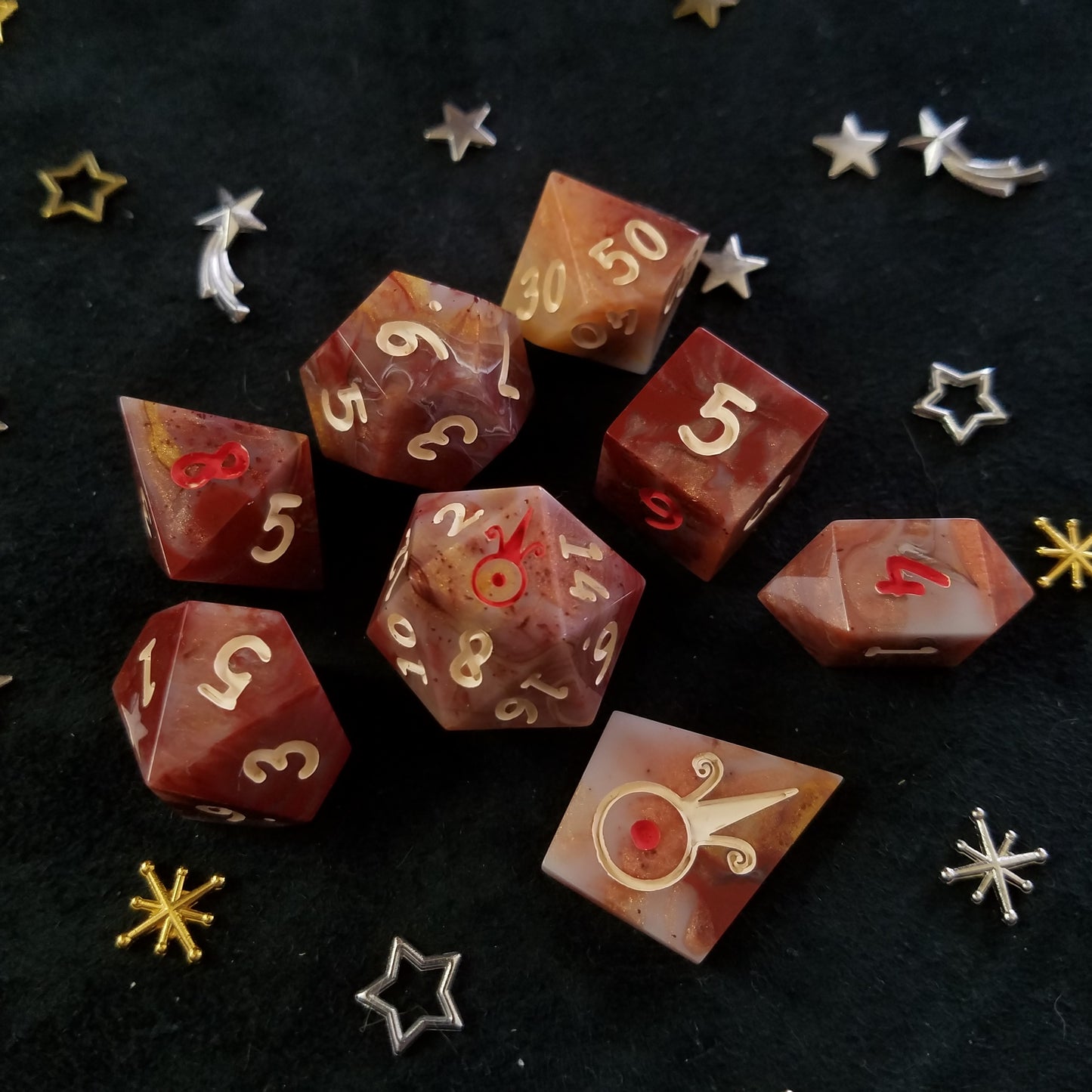 Handmade Jupiter Dice