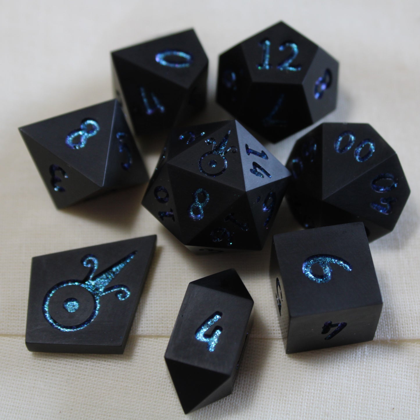 Mystery Handmade Dice (7 or 8 pc Set)