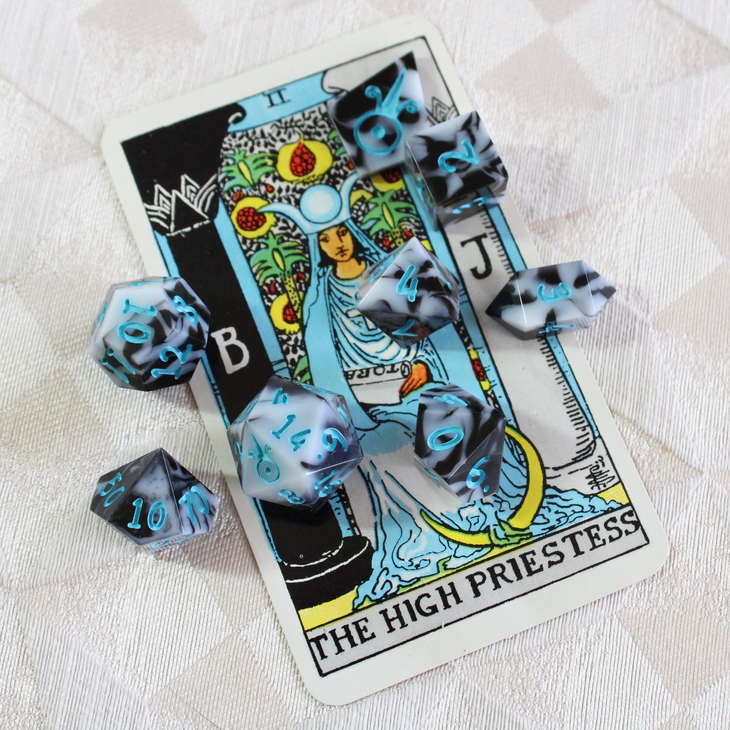 Handmade High Priestess Dice