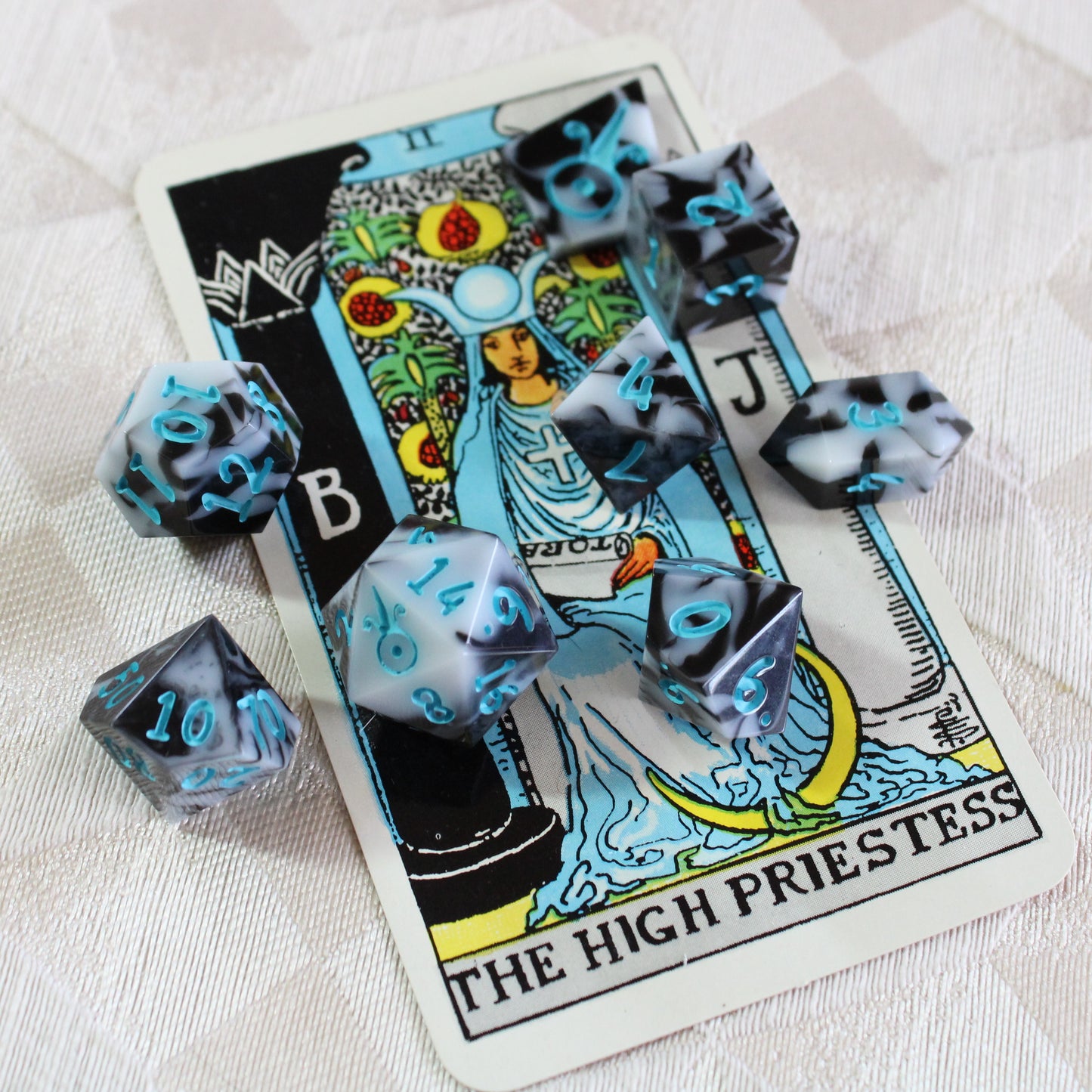 Handmade High Priestess Dice