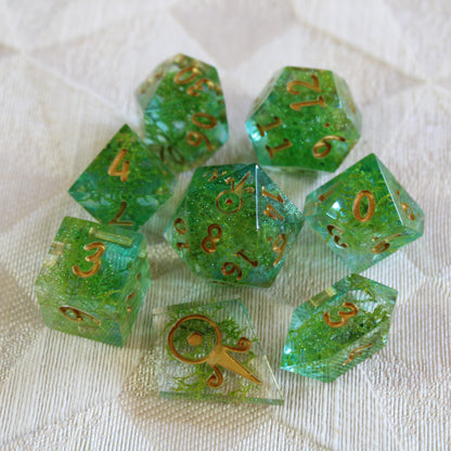 Handmade Bright Lagoon Dice