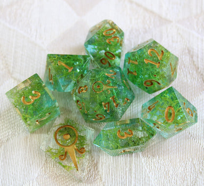 Handmade Bright Lagoon Dice