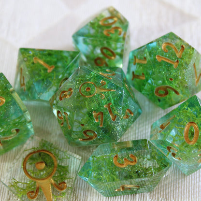 Handmade Bright Lagoon Dice