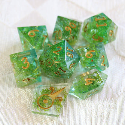 Handmade Bright Lagoon Dice