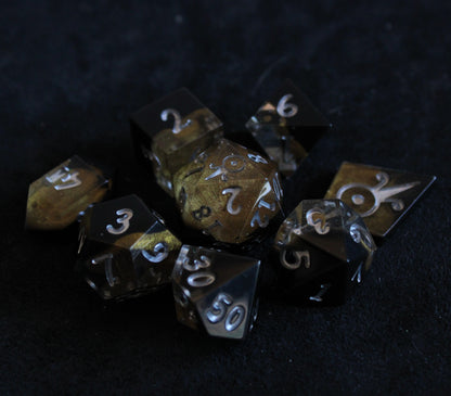 Handmade Dark Gold Dice